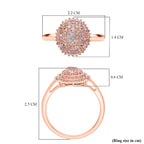9K Rose Gold I3 Pink Diamond Ring 0.50 Ct.
