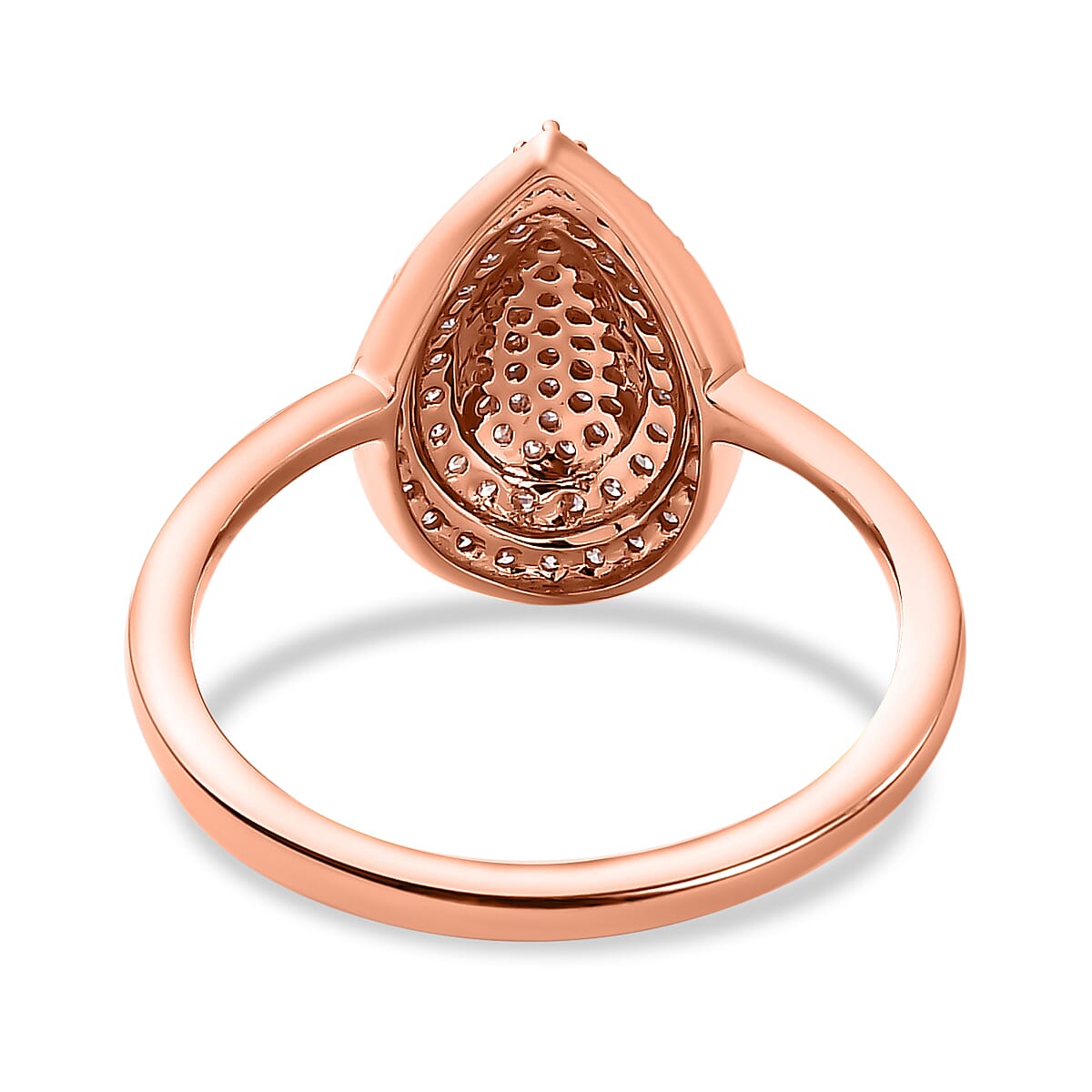 9K Rose Gold SGL Certified Natural Pink Diamond Ring 0.50 Ct 7645075 5