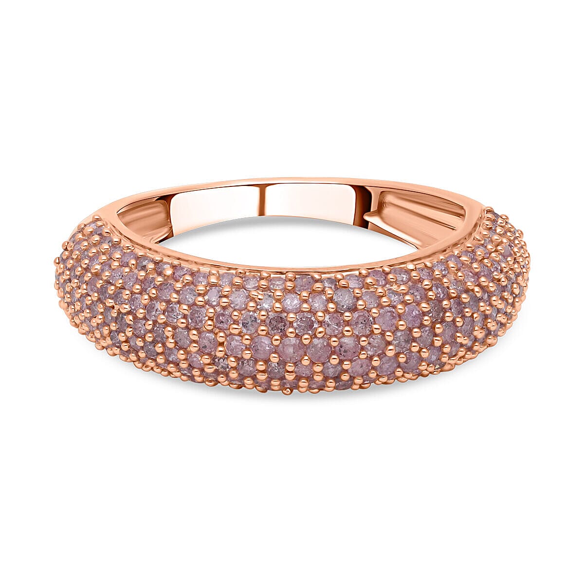 9K Rose Gold SGL Certified Natural Pink Diamond Ring 1.00 Ct. 7381951 0