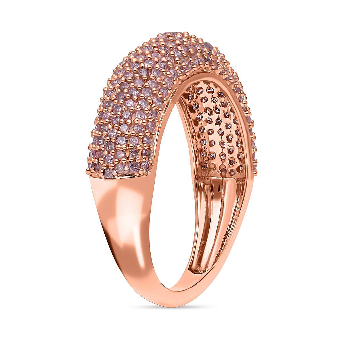 9K Rose Gold SGL Certified Natural Pink Diamond Ring 1.00 Ct. 7381951 6