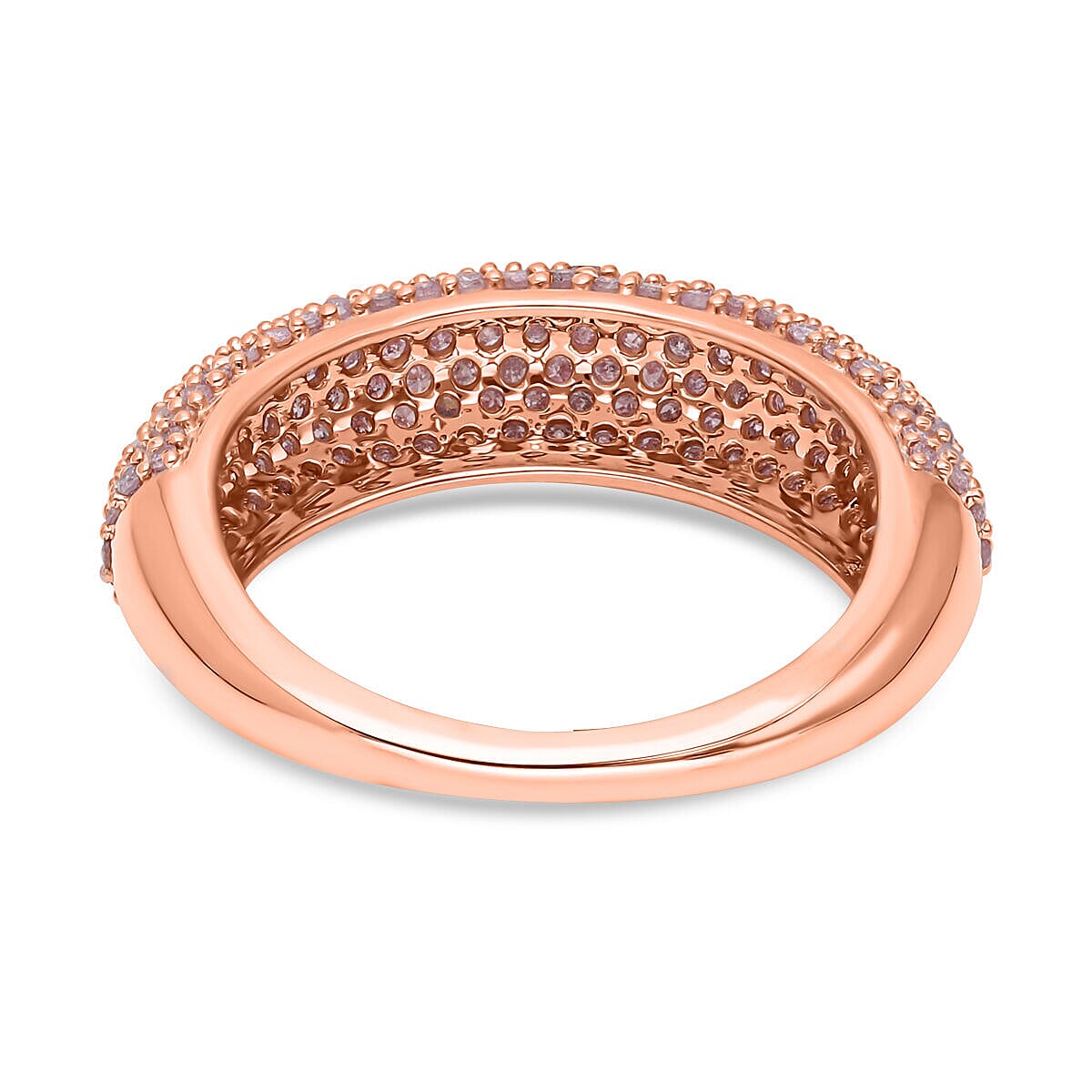 9K Rose Gold SGL Certified Natural Pink Diamond Ring 1.00 Ct. 7381951 8