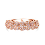 9K Rose Gold Pink Diamond Ring 0.50 Ct