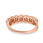 9K Rose Gold Pink Diamond Ring 0.50 Ct