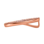 9K Rose Gold Pink Diamond & White Diamond Pendant 1.05 Ct.