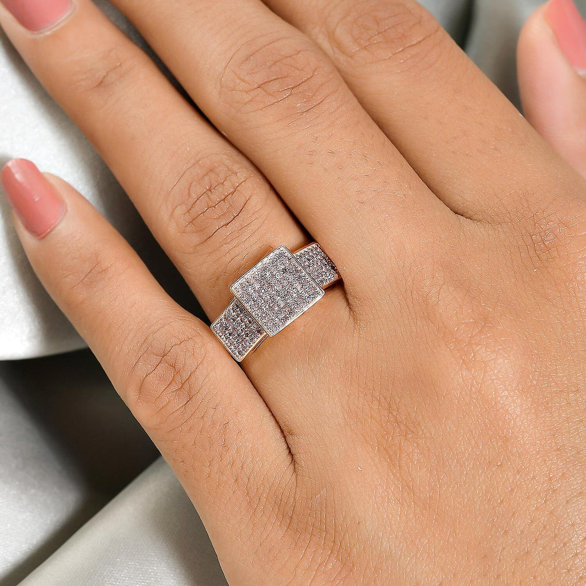9K Rose Gold SGL Certified Natural Pink Diamond Ring 0.50 Ct. 7192362 5