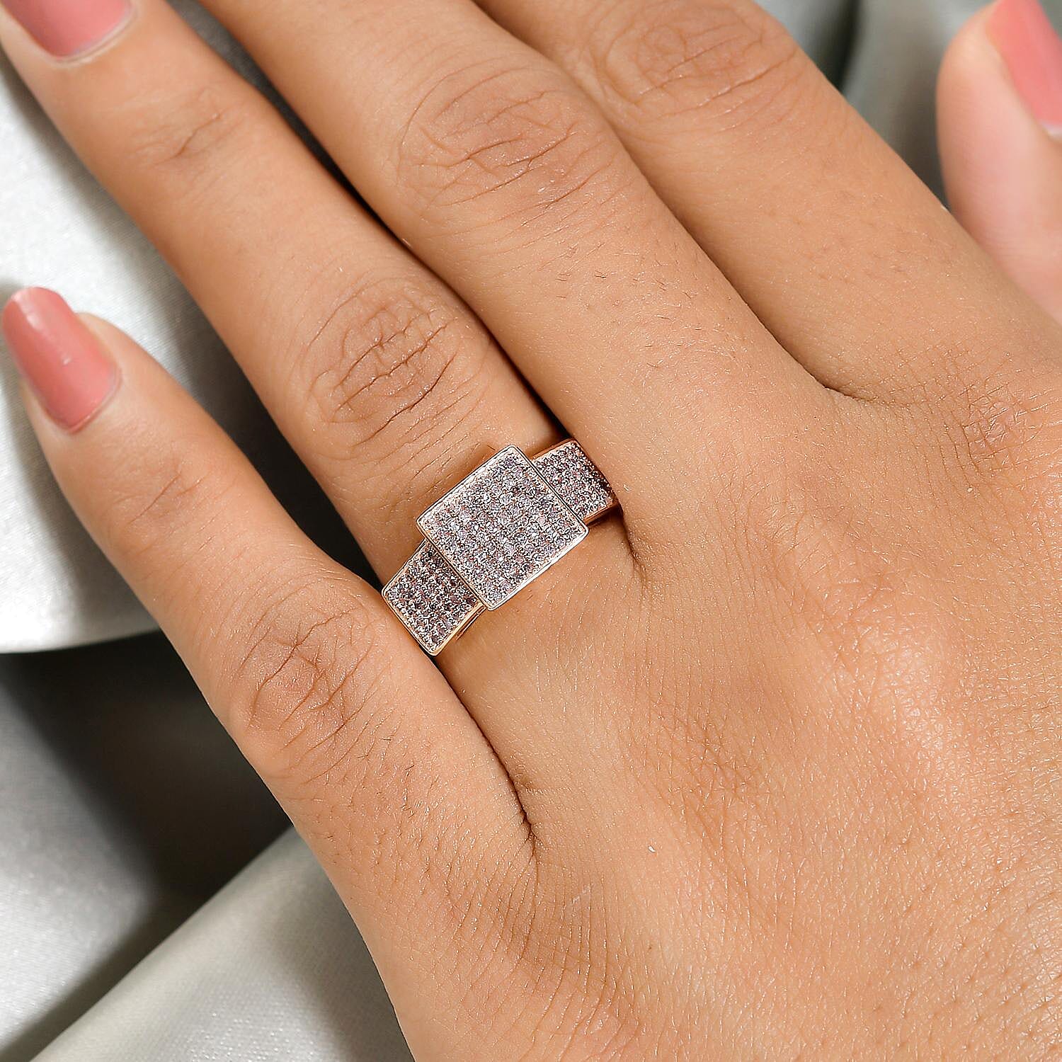 9K Rose Gold SGL Certified Natural Pink Diamond Ring 0.50 Ct. 7192362 5