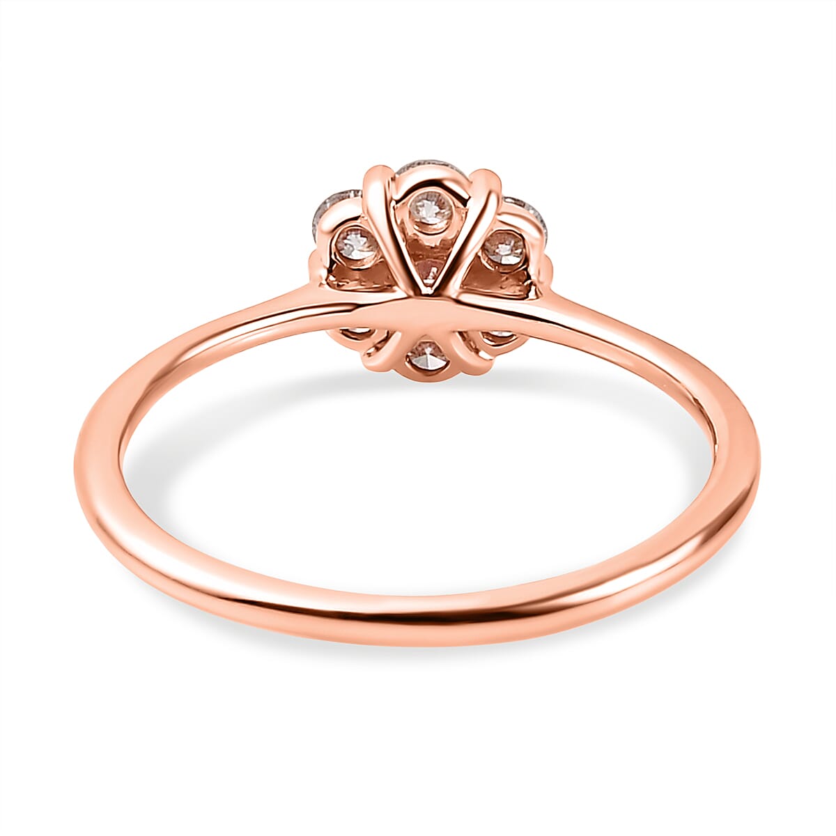 9K Rose Gold SGL Certified Natural Pink Diamond Ring 0.50 Ct. 7043549 9