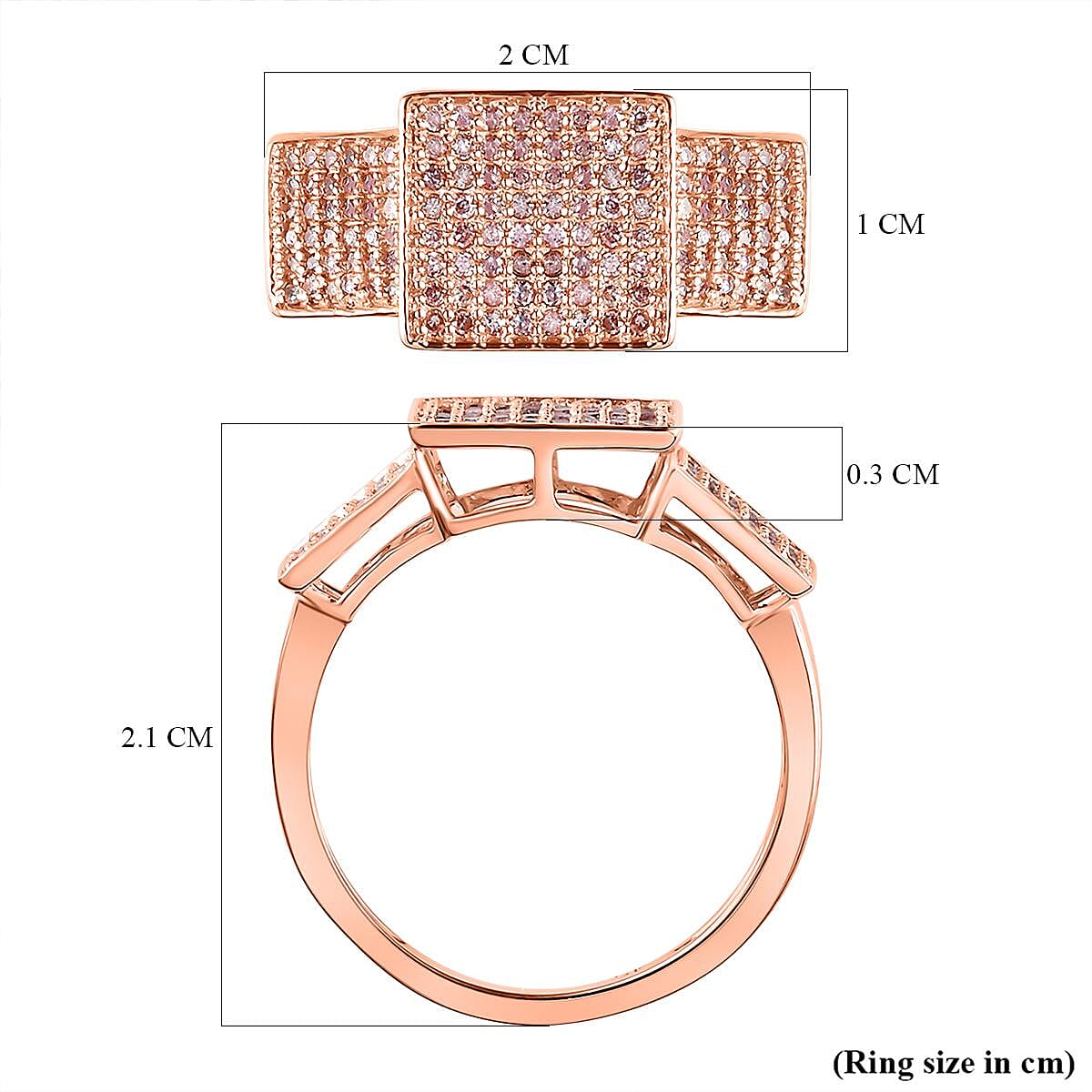 9K Rose Gold SGL Certified Natural Pink Diamond Ring 0.50 Ct. 7192362 14