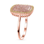 Steves Find - 9K Rose Gold SGL Certified Pink Diamond & Natural Yellow Diamond Ring 0.51 Ct.