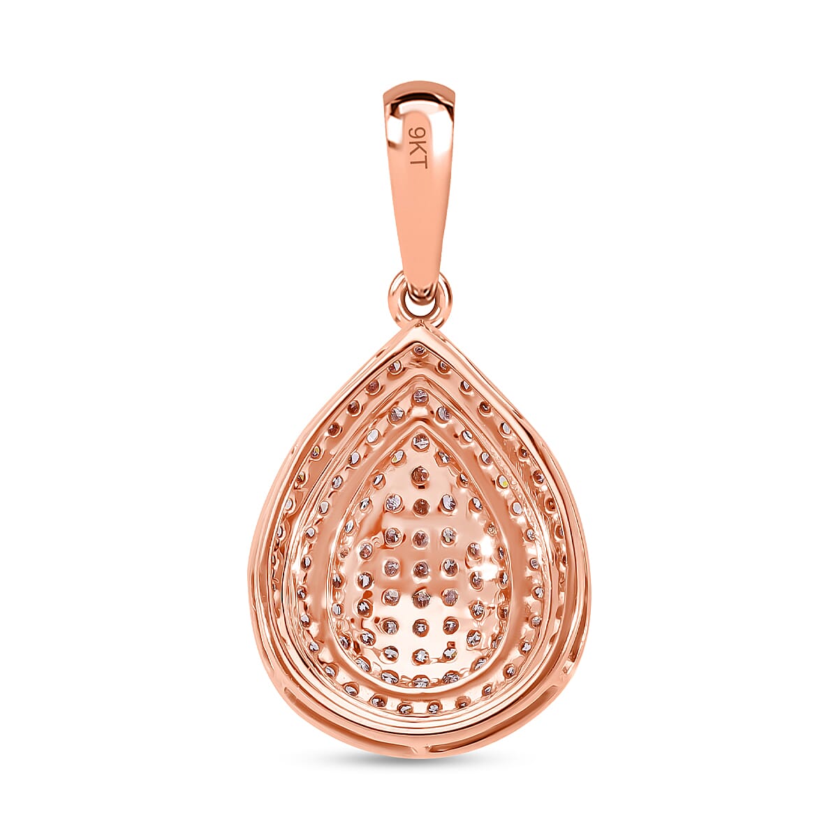 9K Rose Gold SGL Certified Natural Pink Diamond Pendant 8042948 4