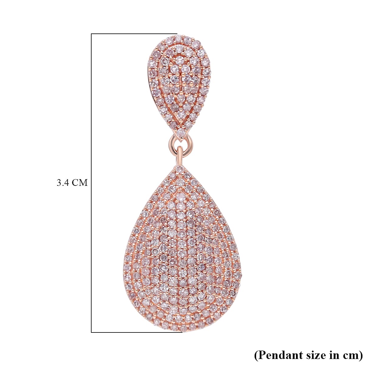 Red Carpet- 9K Rose Gold SGL Certified Argyle Natural Pink Diamond Pendant 1.00 Ct 7561484 5