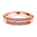 9K Rose Gold SGL Certified Pink Diamond Ring 0.25 Ct.
