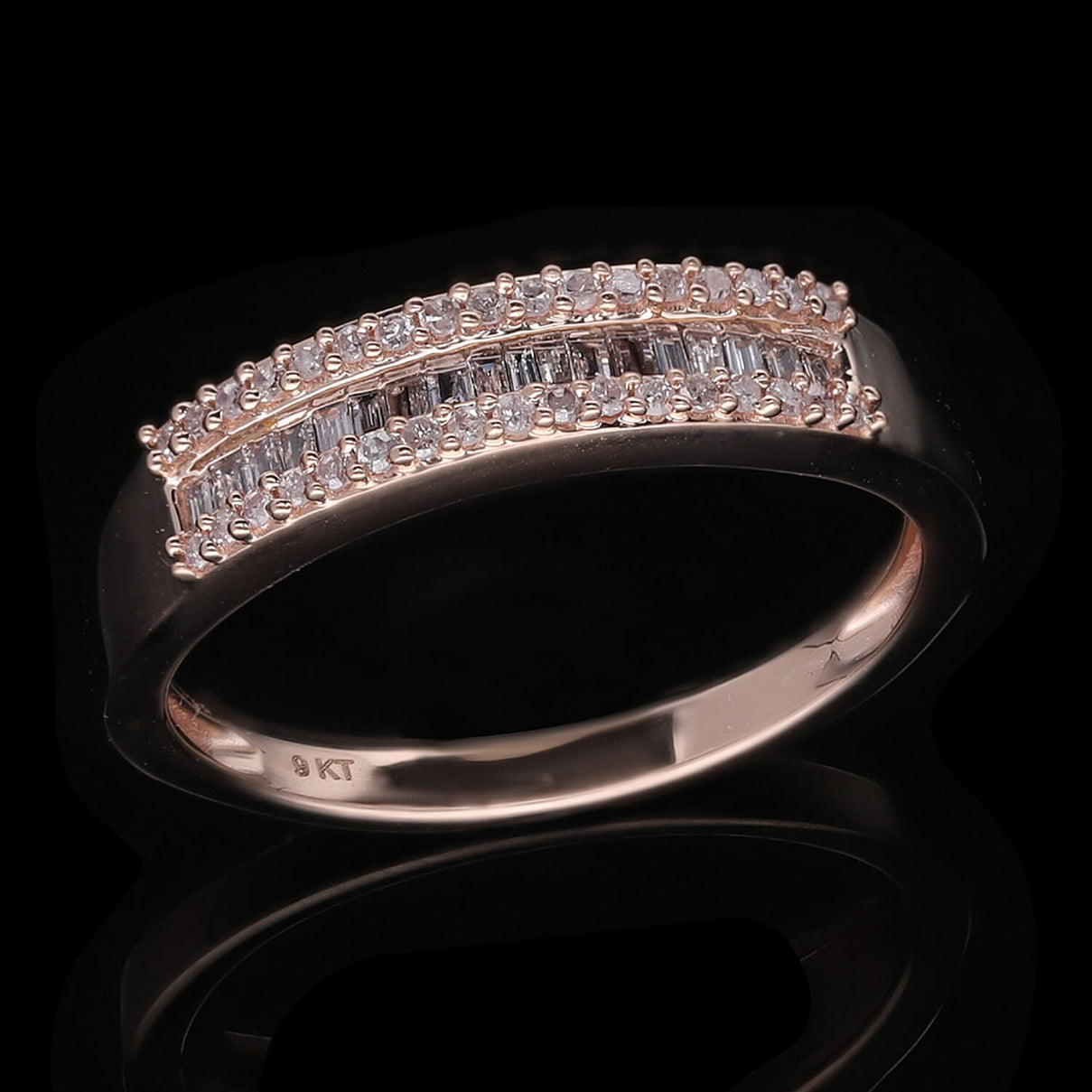Limited Edition - 9K Rose Gold SGL Certified Pink Diamond Ring 0.25 Ct. 7560183 2