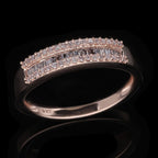 9K Rose Gold SGL Certified Pink Diamond Ring 0.25 Ct.