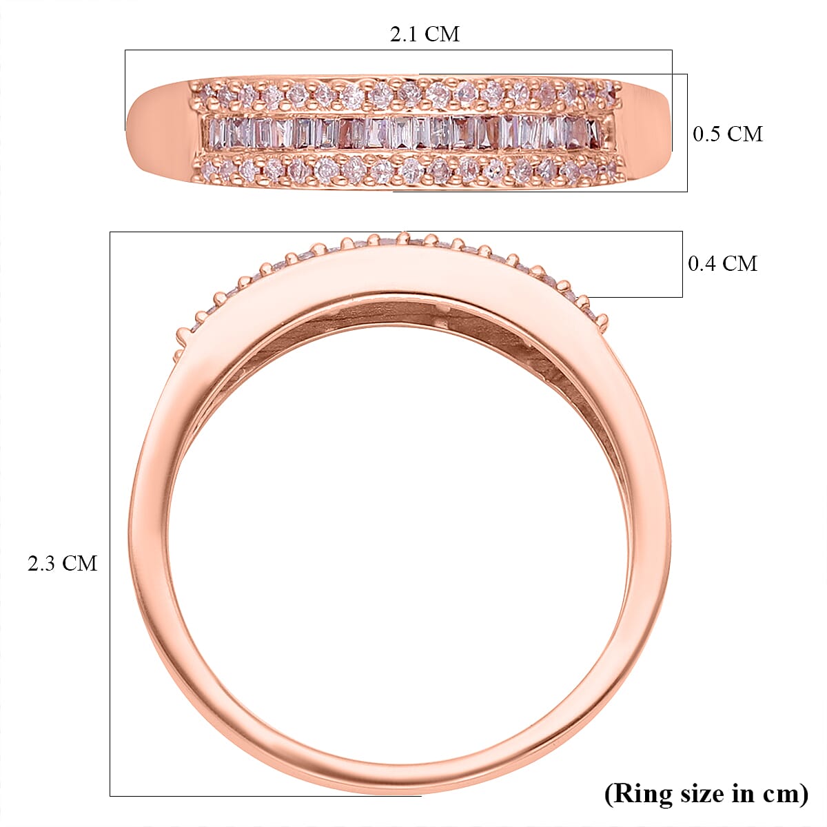 Limited Edition - 9K Rose Gold SGL Certified Pink Diamond Ring 0.25 Ct. 7560183 6