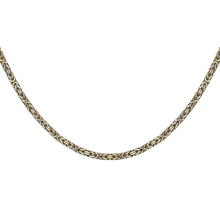 9K Square Byzantine Chain 20 Inch 7254628 2