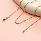 9K White Gold  Chain (Size - 16),  Gold Wt. 1.6 Gms