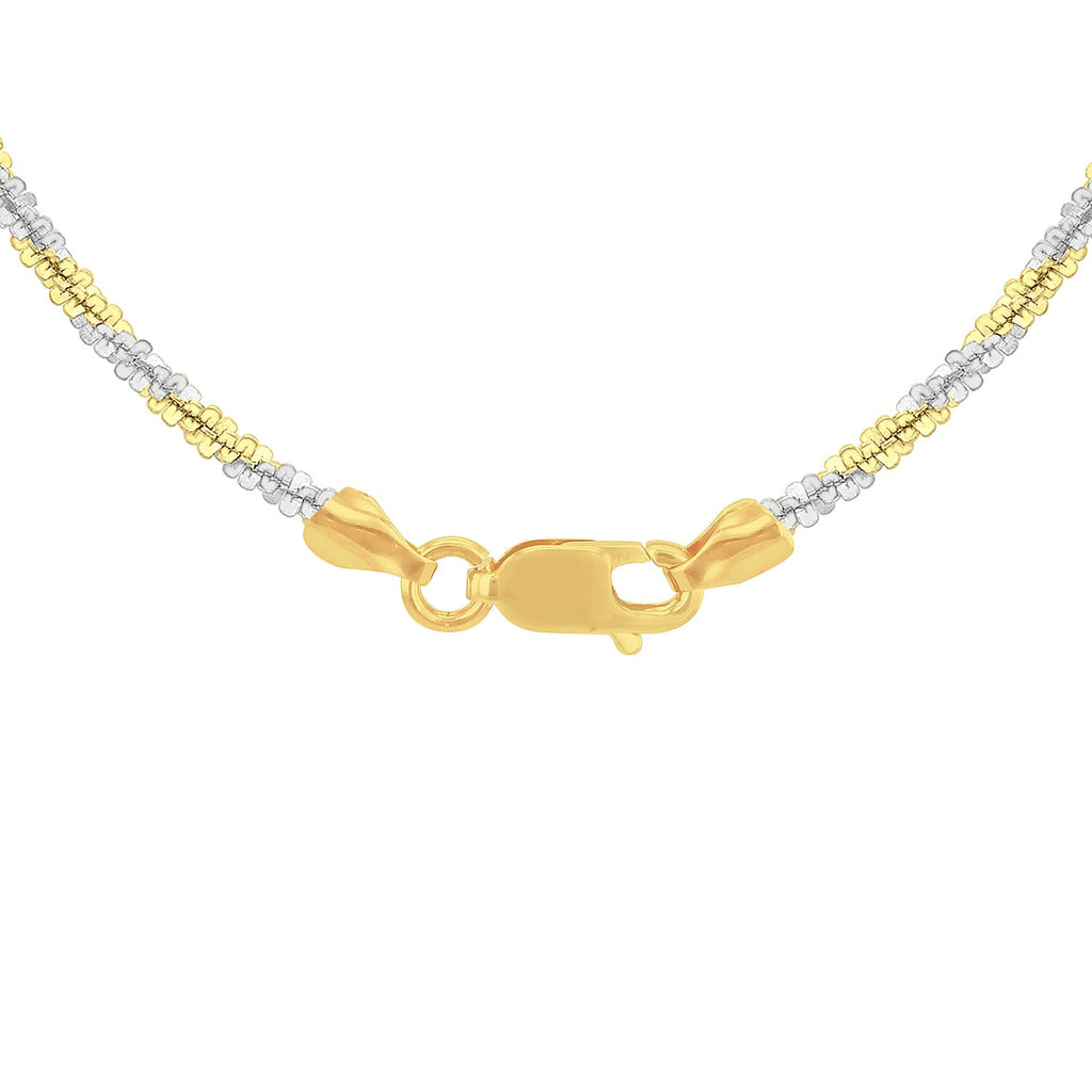 9K White Gold  Chain (Size - 16),  Gold Wt. 1.6 Gms