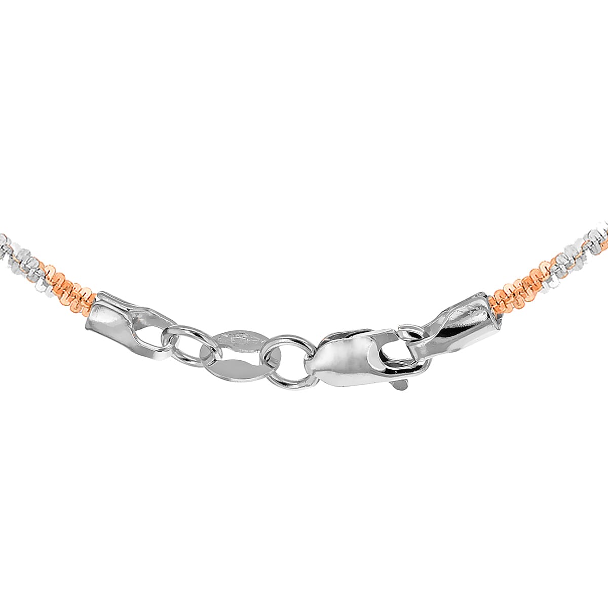 9K Two Colour Gold 1.4mm Tocalle Chain 16 Inch 7190547 2
