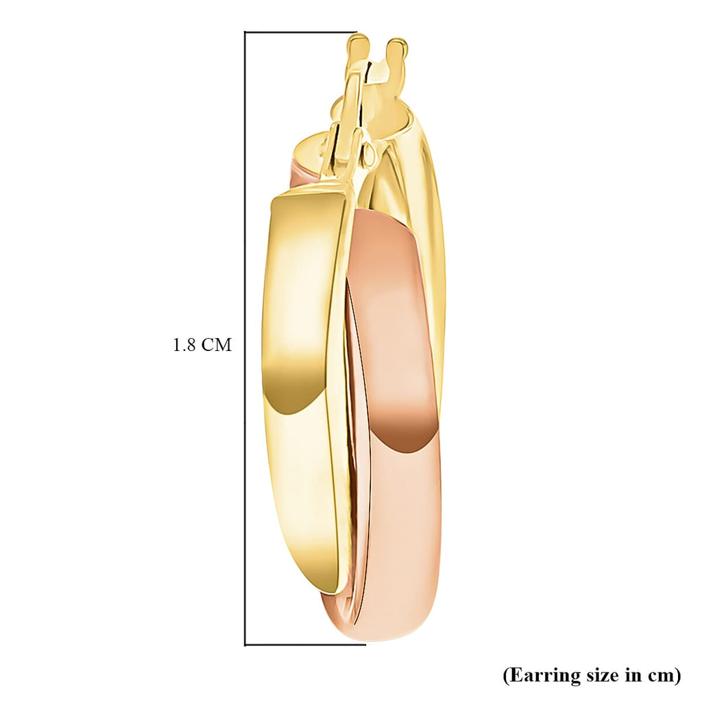 9K Yellow Gold  Earring,  Gold Wt. 2 Gms