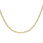 9K Two Colour Gold 2.5mm Tocalle Chain 18 Inch