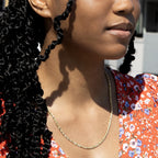 9K Two Colour Gold 2.5mm Tocalle Chain 20 Inch