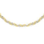 9K Two Colour Gold 2.5mm Tocalle Chain 20 Inch