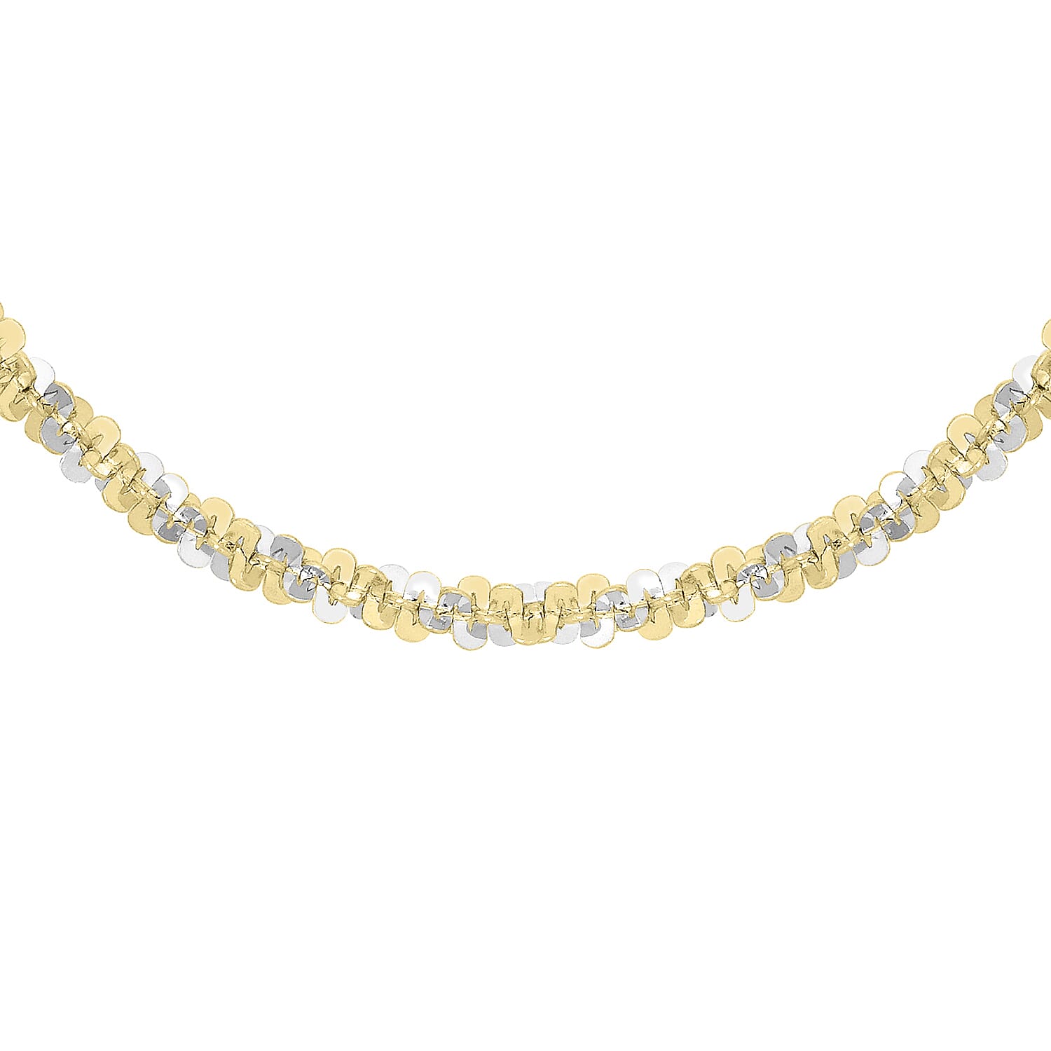9K Two Colour Gold 2.5mm Tocalle Chain 20 Inch 7190539 3