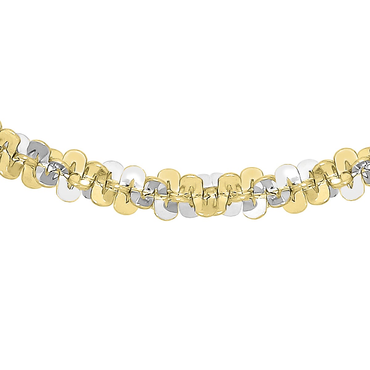 9K Two Colour Gold 2.5mm Tocalle Chain 18 Inch 7190523 5