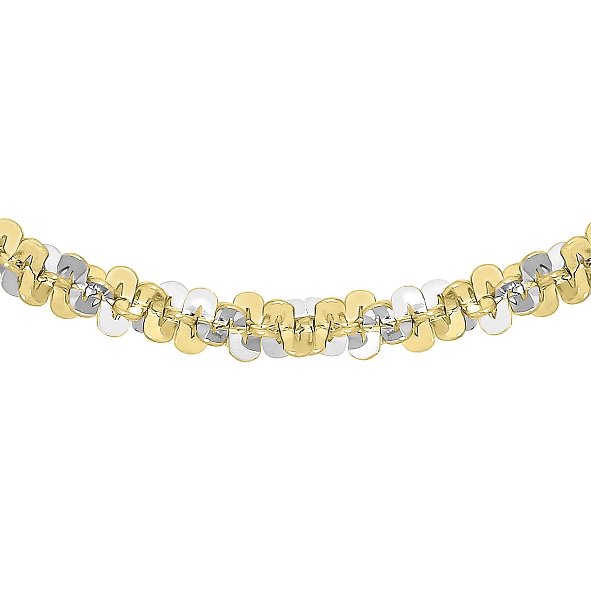 9K Two Colour Gold 2.5mm Tocalle Chain 20 Inch 7190539 5