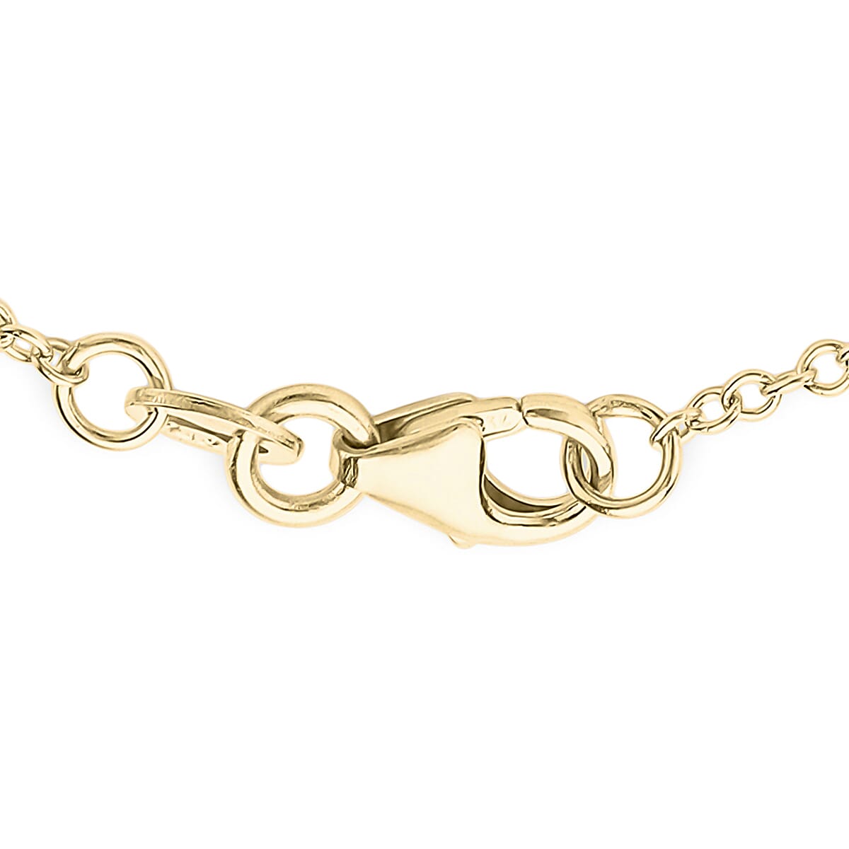 9K Two Colour Gold Drop Knot Necklace 17 to 18 Inch 7189799 2