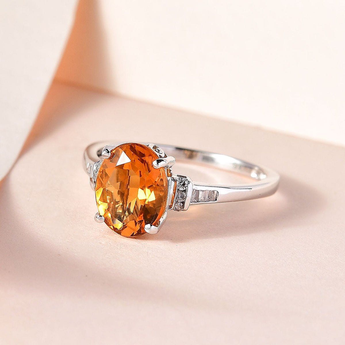 9K White Gold Serra Gaucha Citrine and Diamond Ring 1.76 Ct. 7538070 1