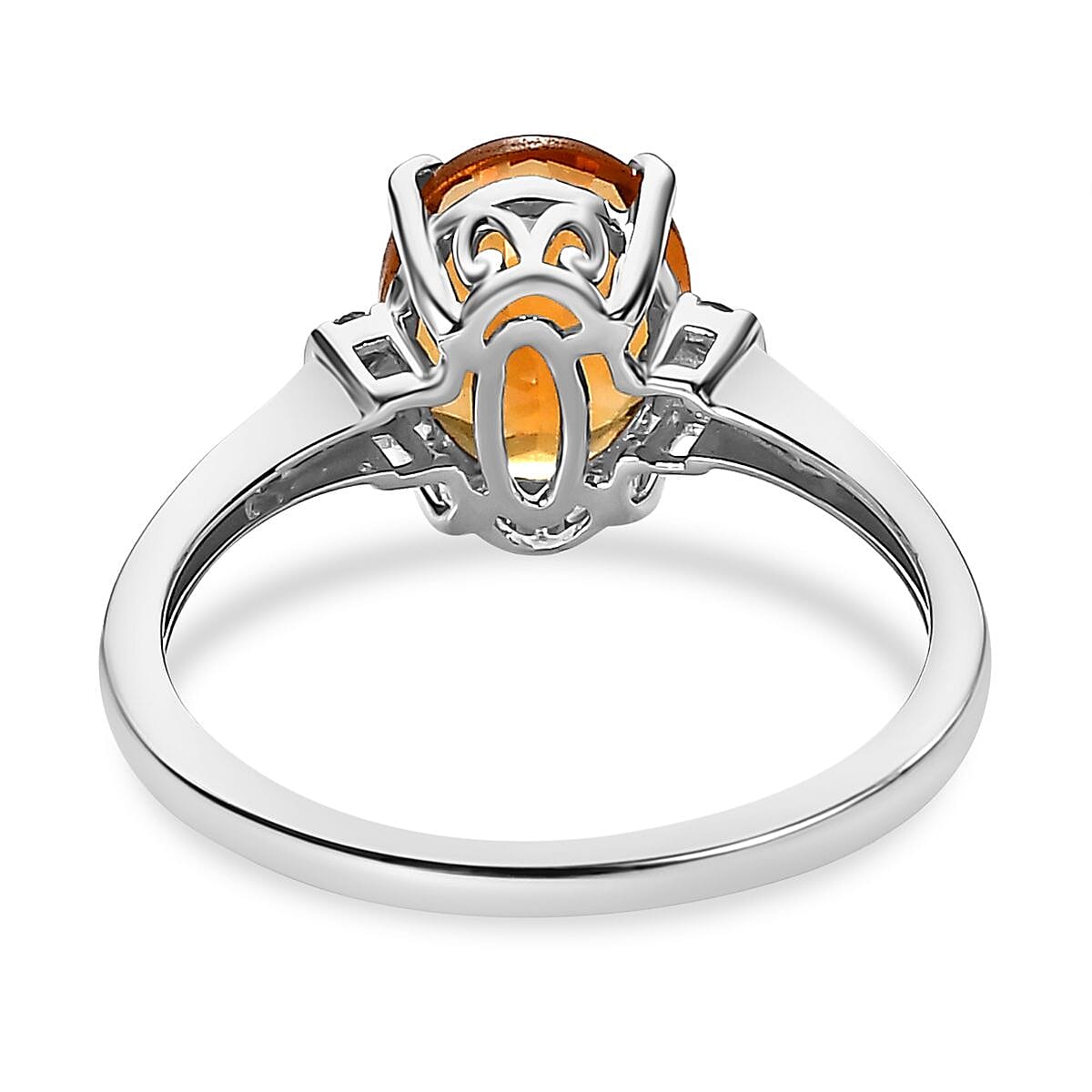 9K White Gold Serra Gaucha Citrine and Diamond Ring 1.76 Ct. 7538070 4