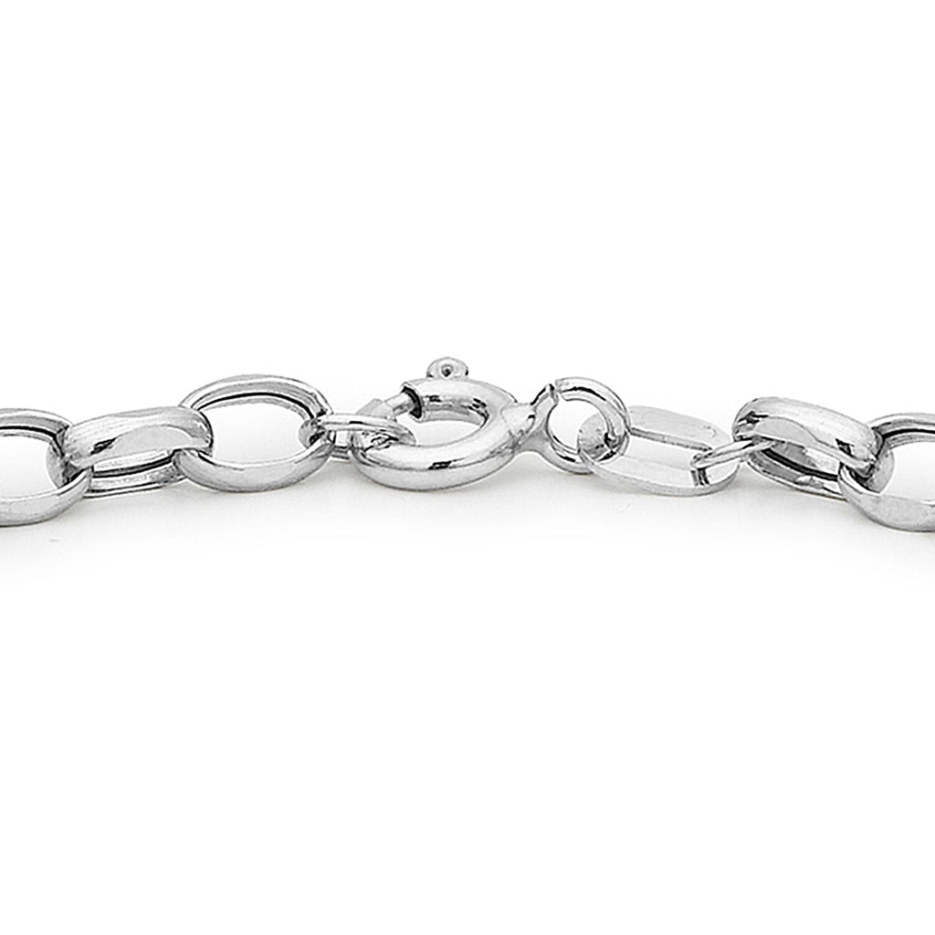 9K White Gold  Anklet,  Gold Wt. 1.9 Gms