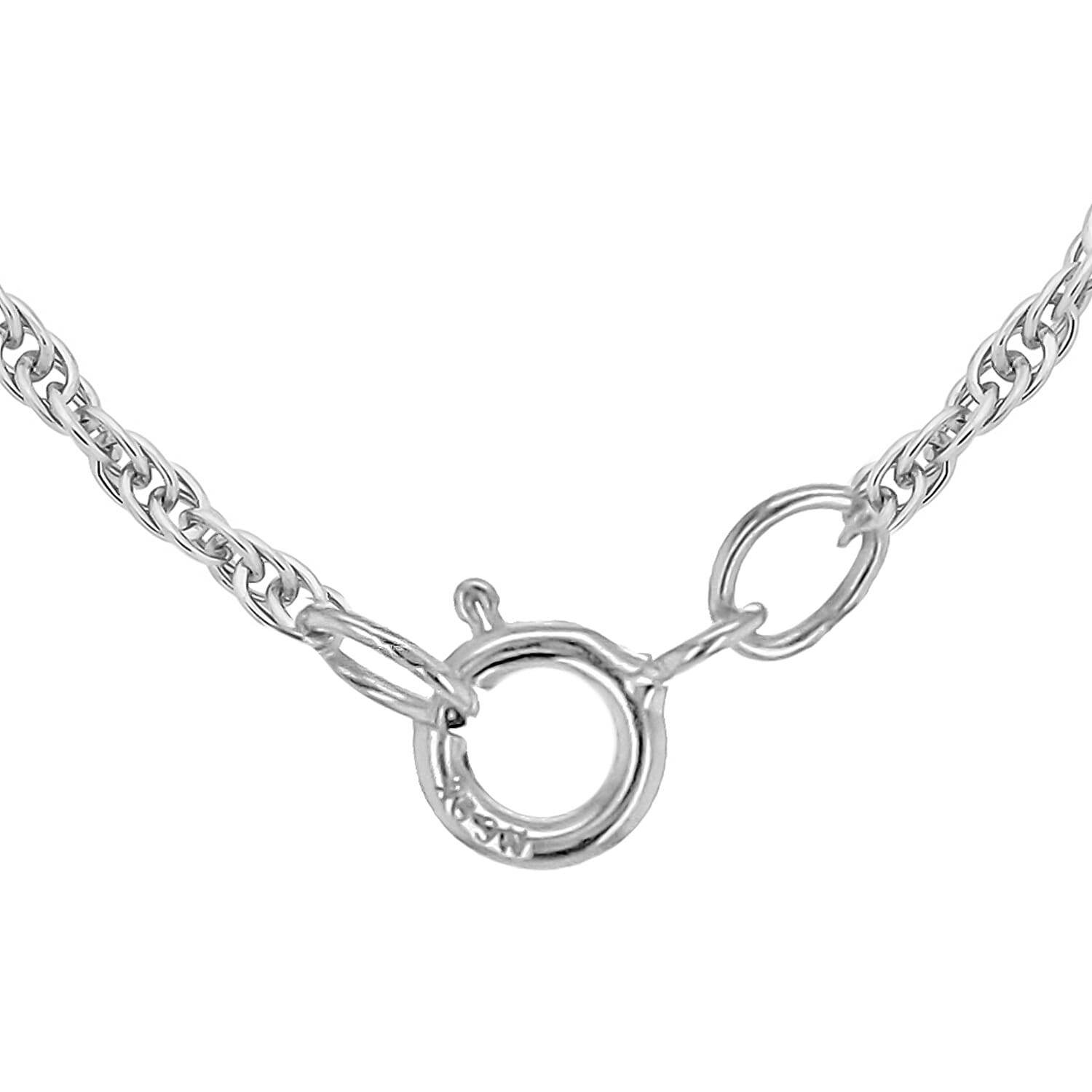 16 Prince of Wales Chain 16 Inch in 9K White Gold 7588104 2