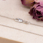 9K White Gold  Chain (Size - 16),  Gold Wt. 1.4 Gms