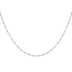 9K White Gold  Chain (Size - 16),  Gold Wt. 2.9 Gms