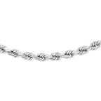9K White Gold  Chain (Size - 16),  Gold Wt. 5.4 Gms