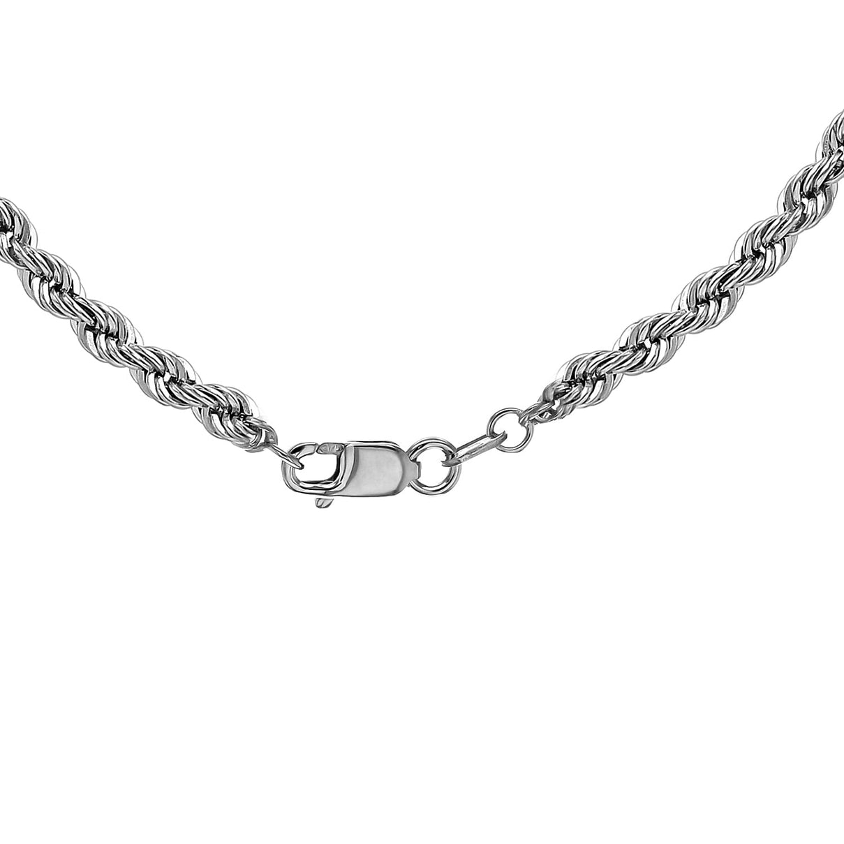 Rope Chain 16 Inch in 9K White Gold 7582400 2