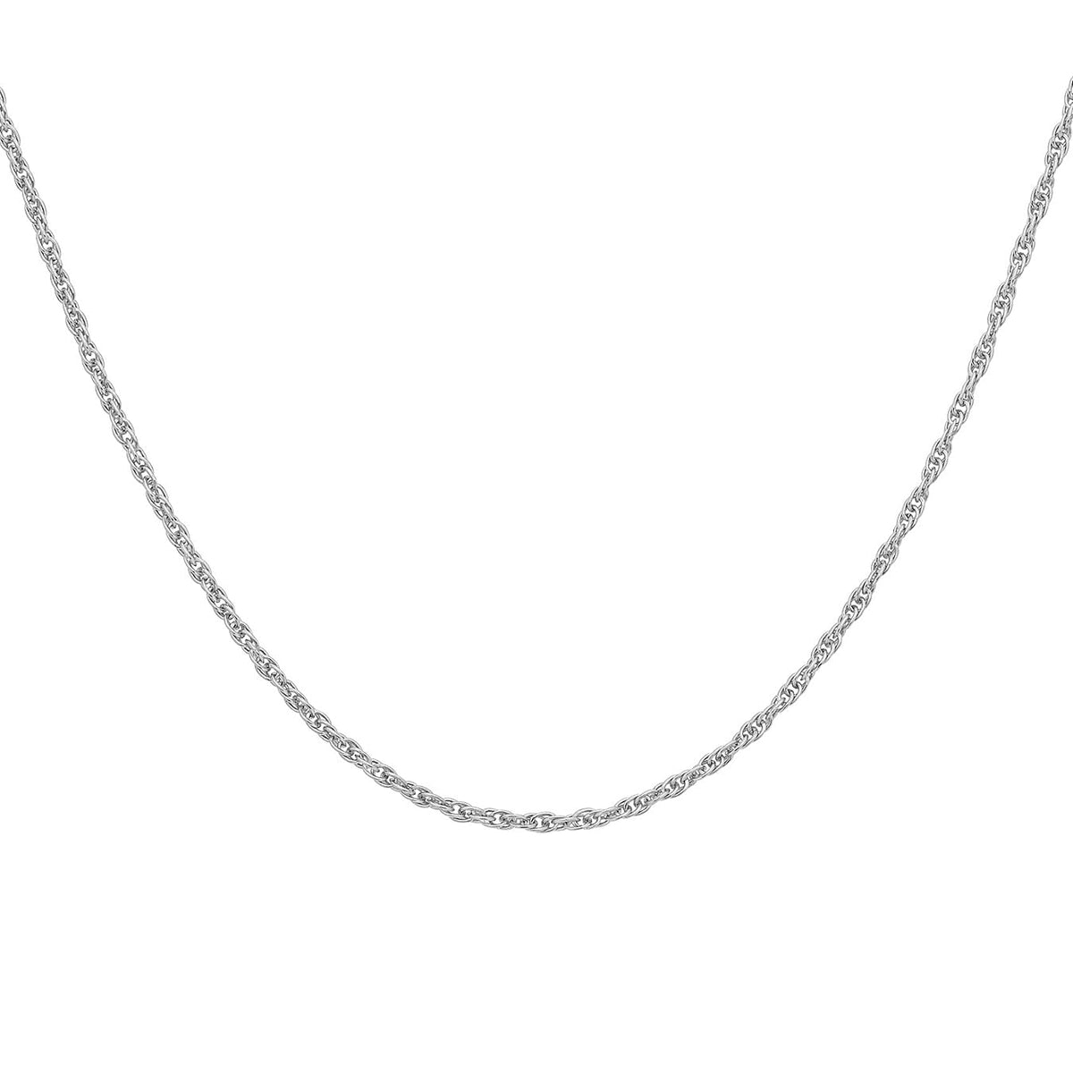 Prince of Wales Chain 18 Inch in 9K White Gold 7588412 2