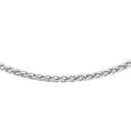 9K White Gold  Chain (Size - 18),  Gold Wt. 1.9 Gms