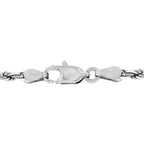 9K White Gold  Chain (Size - 18),  Gold Wt. 3 Gms