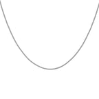 9K White Gold  Chain (Size - 18),  Gold Wt. 4.3 Gms