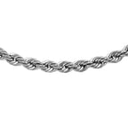 9K White Gold  Chain (Size - 18),  Gold Wt. 7 Gms