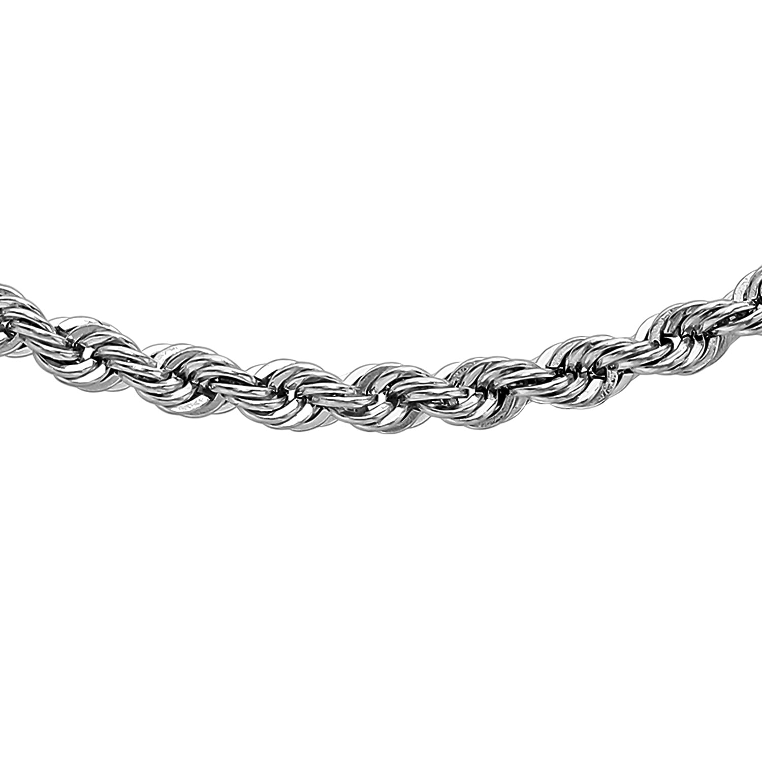 Rope Chain 18 Inch in 9K White Gold 7582397 0