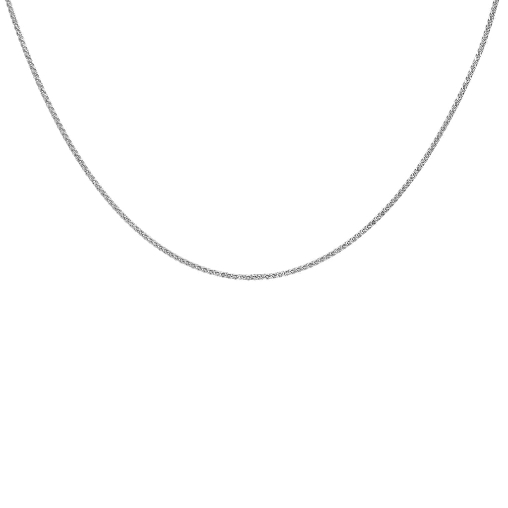 9K White Gold  Chain (Size - 20),  Gold Wt. 2.9 Gms