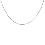 9K White Gold  Chain (Size - 20),  Gold Wt. 2.9 Gms