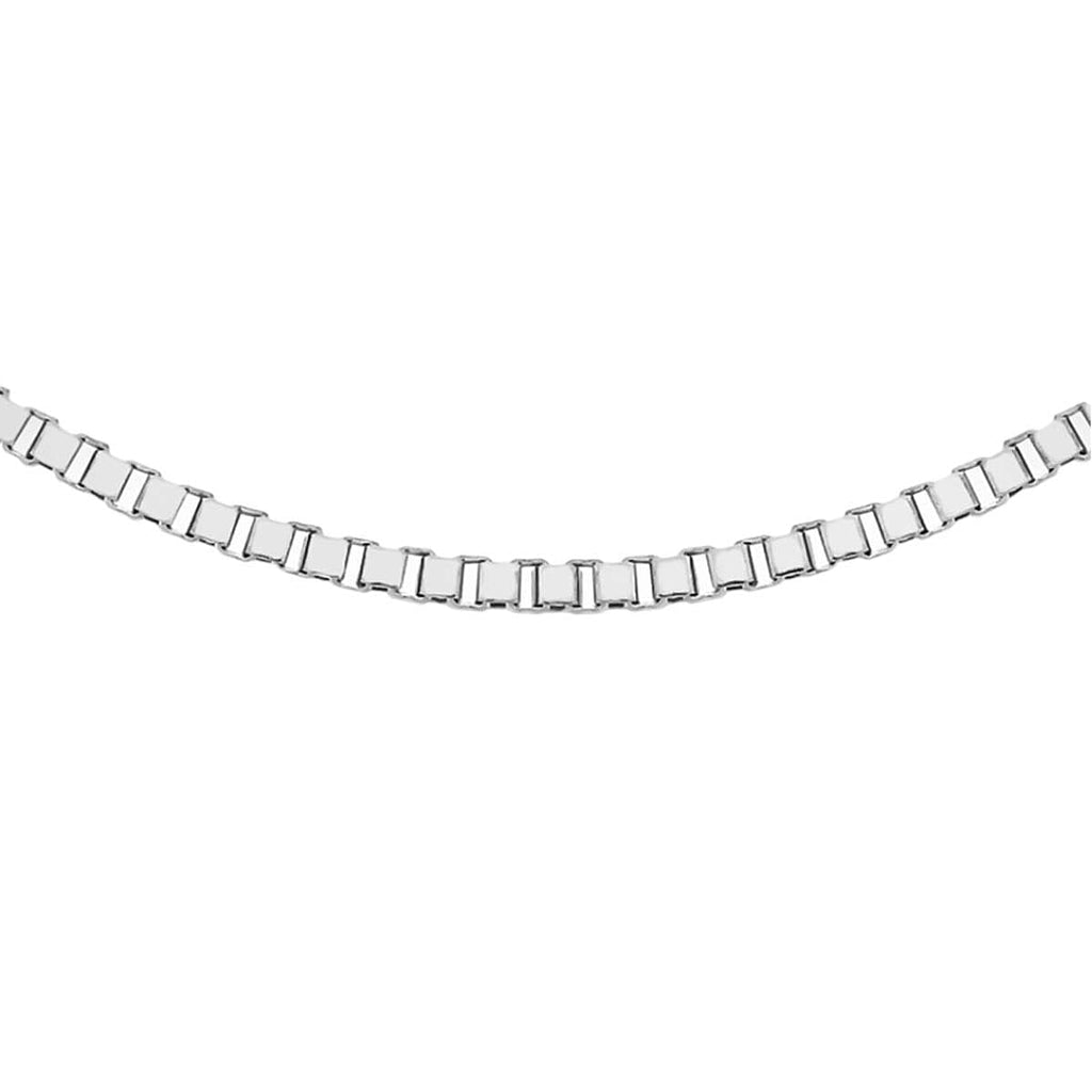 9K White Gold Chain (Size - 20) with Lobster Clasp, Gold Wt. 5.00 Gms.