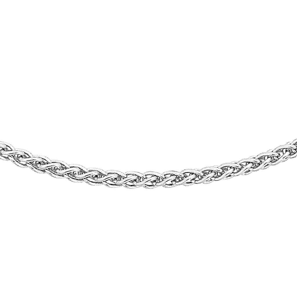 9K White Gold  Chain (Size - 22),  Gold Wt. 2.3 Gms
