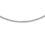 9K White Gold  Chain (Size - 22),  Gold Wt. 3.2 Gms